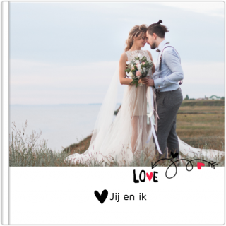 Luxe Fotoalbum 15x15 Jij en ik