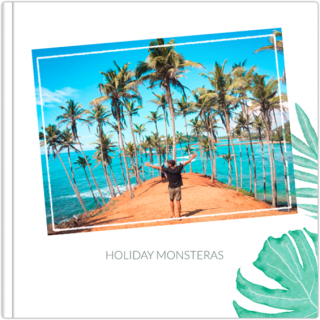 Luxury Photo Album 15x15 Holiday Monsteras