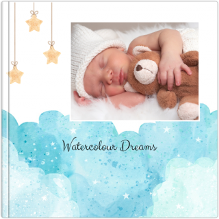 Luxury Photo Album 15x15 Watercolour Dreams
