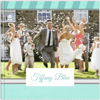 Luxury Photo Album 6x6 inches Tiffany Blue