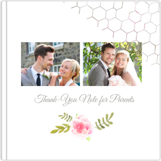 Luxury Photo Album 15x15 Thank-You Note for Parents