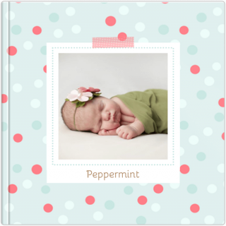 Luxury Photo Album 15x15 Peppermint
