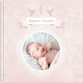 Luxury Photo Album 6x6 inches Baptism Souvenir