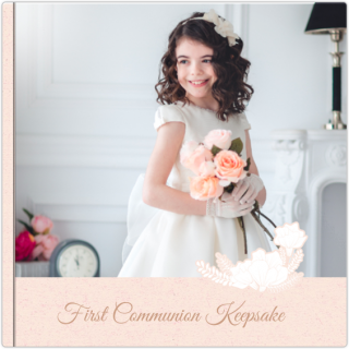 Luxury Photo Album 15x15 First Communion Keepsake