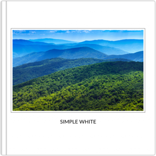 Luxury Photo Album 15x15 Simple White