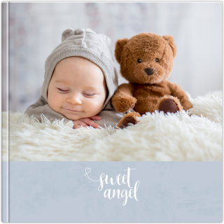 Luxury Photo Album 15x15 Sweet Angel - Blue