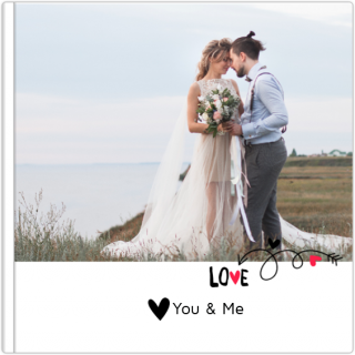 Luxury Photo Album 15x15 You & Me