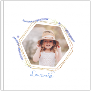 Luxury Photo Album 6x6 inches Lavender