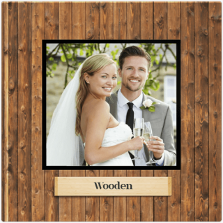 Luxury Photo Album 15x15 Wooden