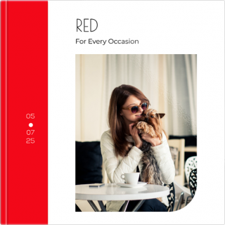 Luxury Photo Album 6x6 inches For Every Occasion - Red