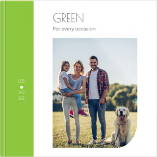 Luxury Photo Album 6x6 inches For Every Occasion - Green