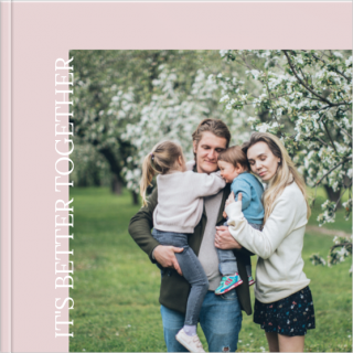 Luxury Photo Album 6x6 inches It's Better Together