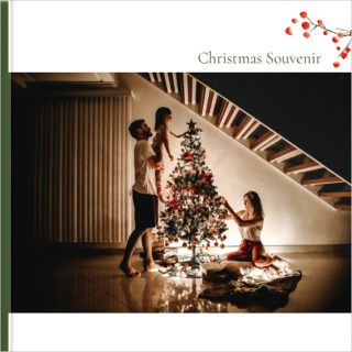 Luxury Photo Album 6x6 inches Christmas Souvenir