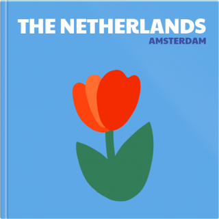 Luxury Photo Album 6x6 inches Holidays in a Minimal Style - The Netherlands