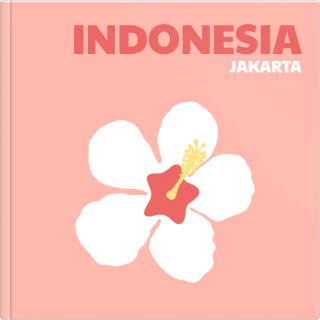 Luxury Photo Album 6x6 inches Holidays in a Minimal Style - Indonesia
