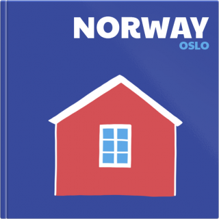 Luxury Photo Album 6x6 inches Holidays in a Minimal Style - Norway