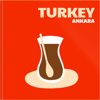 Luxury Photo Album 6x6 inches Holidays in a Minimal Style - Turkey