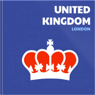 Luxury Photo Album 6x6 inches Holidays in a Minimal Style - United Kingdom