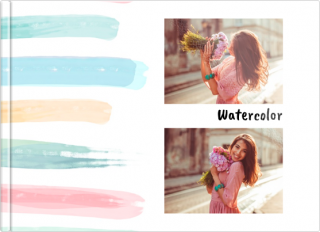 Photo Book A5 Softcover Watercolor