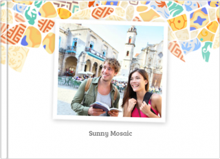 Photo Book A5 Softcover Sunny Mosaic