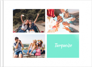 Photo Book A5 Softcover Turquoise