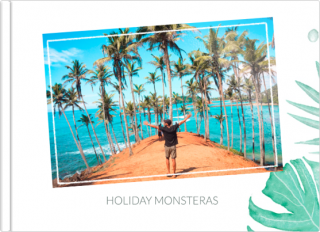 Photo Book A5 Softcover Holiday Monsteras