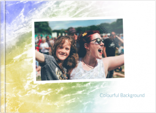 Photo Book A5 Softcover Colourful Background