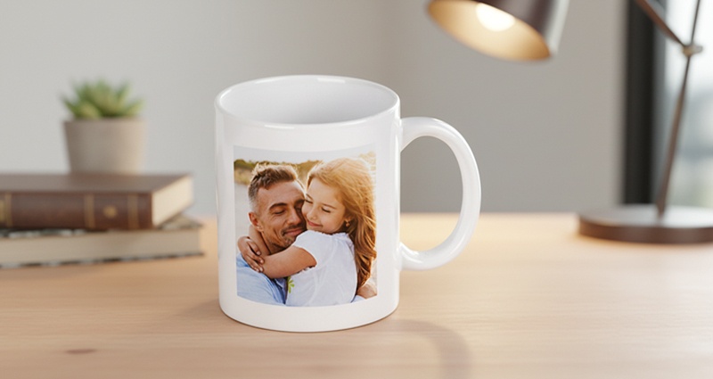 Mugs photo idéals comme cadeaux personnalisés pour la Fête des Pères