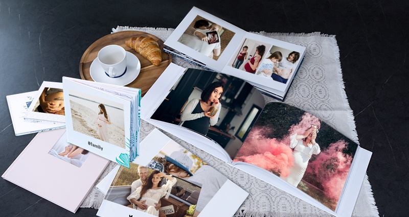 Photo Books from various maternity photo shoots