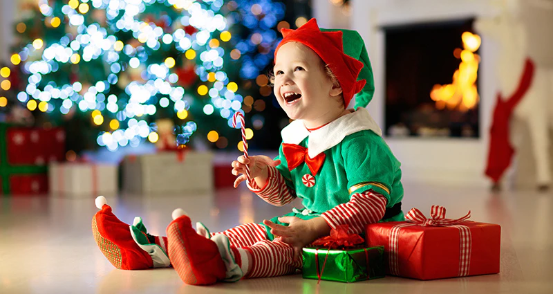 Ideen für ein Weihnachtsfotoshooting mit Kindern
