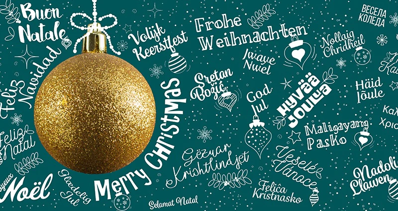 How to say 'Merry Christmas' in different languages?