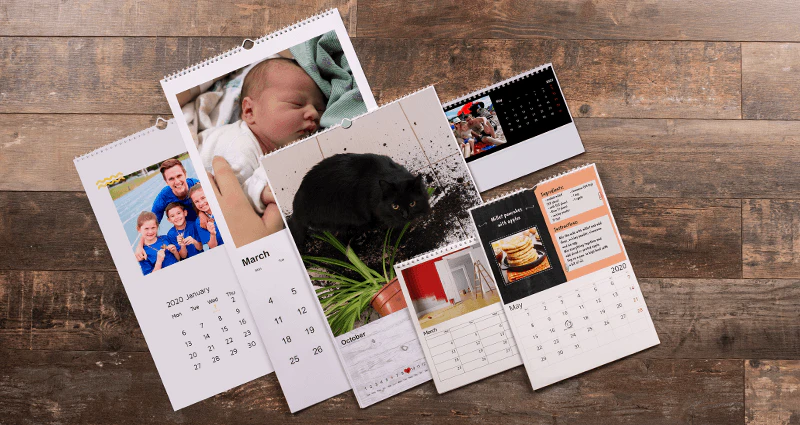 6 Ideen für Yearbook in Form eines Kalenders