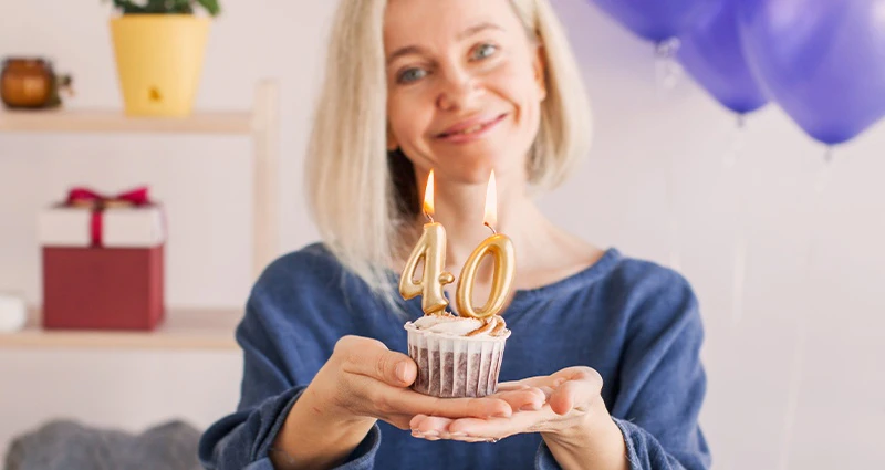 A gift for a 40th birthday