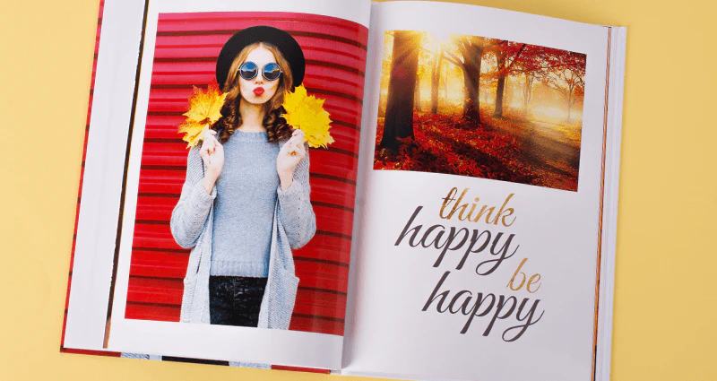 Einzigartiges Fotobuch erstellen:  Herbstinspirationen zur Schablonenauswahl