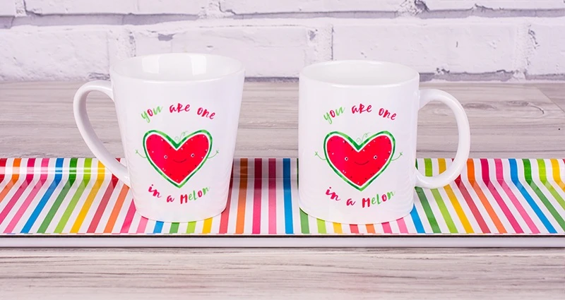 Another novelty by Colorland – a cone shaped Latte Mug. The latest must-have!